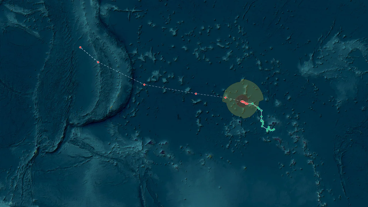 Wind Atorm 2026 Typhoon Champi - Historical Track Map, Peak Winds & Landfall ...