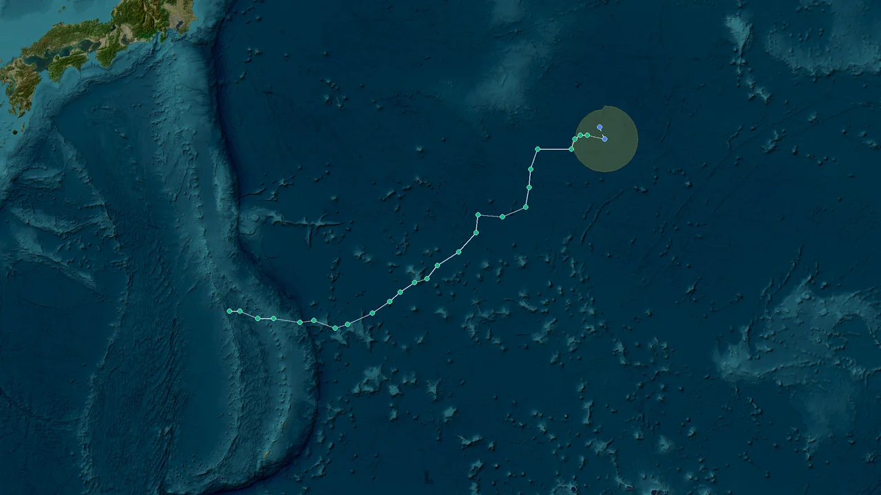 Track map of Peilou